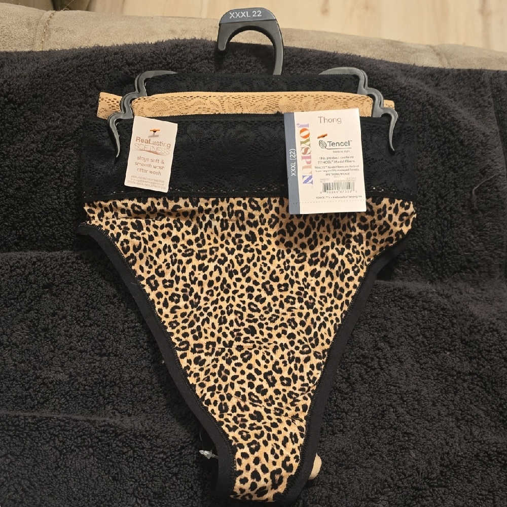 Joyspun Thong Undwear Size XXXL Three Pack New In Package